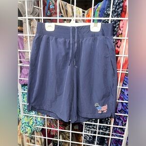 Mens sz Small Goat USA blue athletic shorts EUC